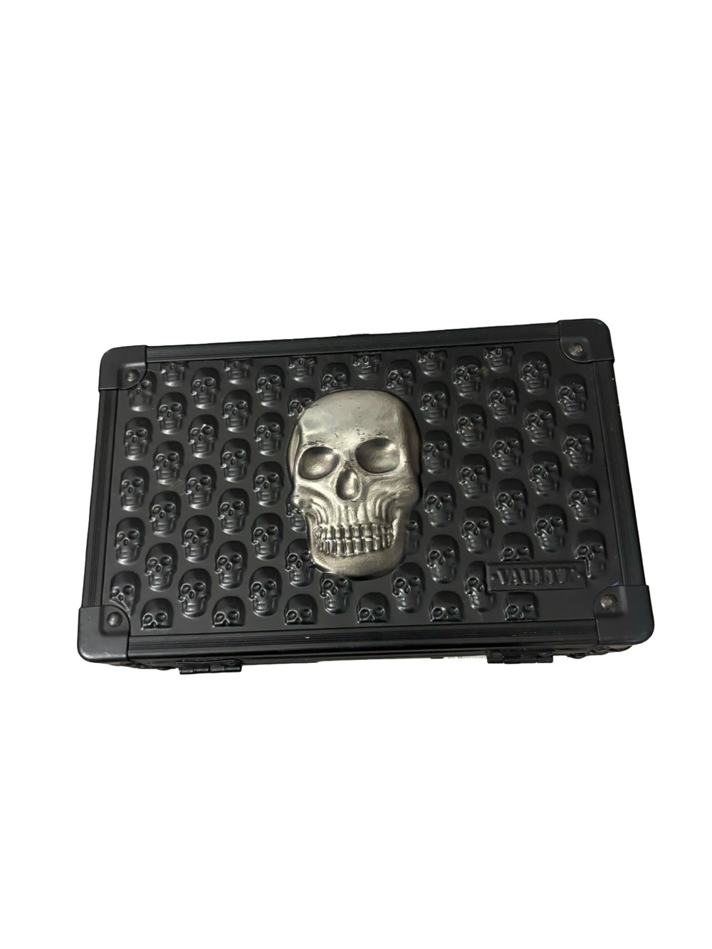 Vaults Black Skull Collectible Storage Case for   Home or School Organizer
